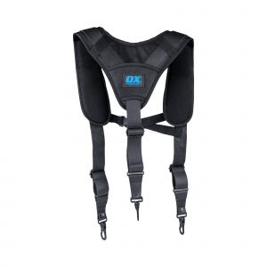 OX Tools OX-T267301 Trade Professional Padded Nylon/Leather Suspenders