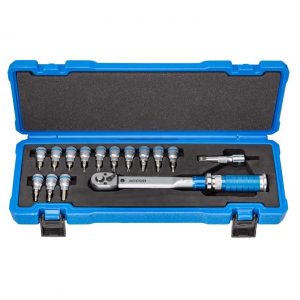 Accud AC-STWM25Q 3/8″ Square Drive Metric Torque Wrench 5Nm - 25Nm with Bit Kit