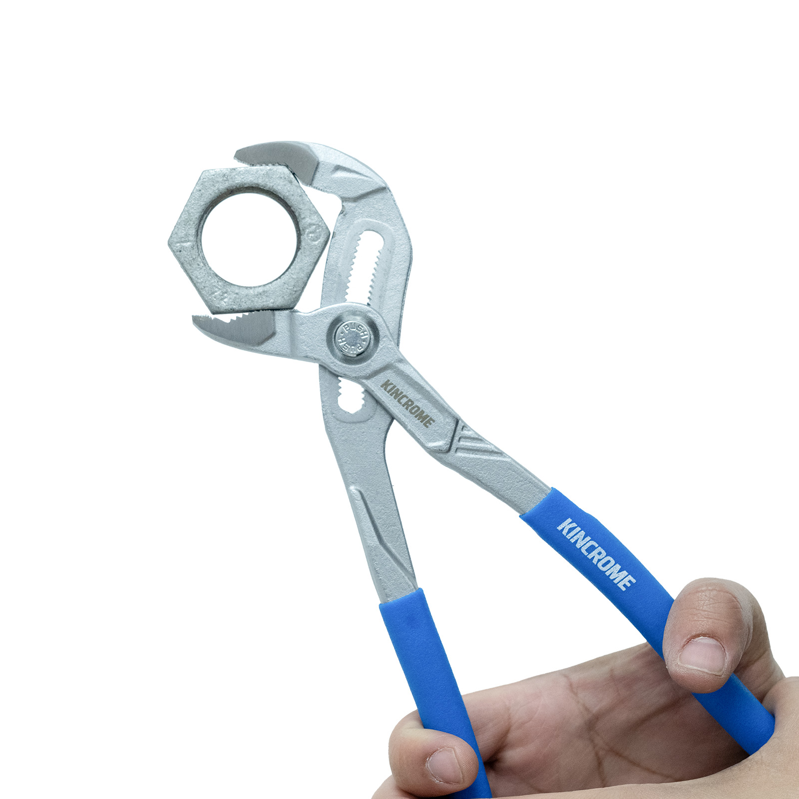 Kincrome K4814 3 Piece Water Pump Multi-Grip Plier Set – 180mm, 250mm & 300mm - Image 13