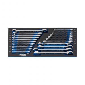Kincrome EVA413T EVOLUTION 24 Piece Single Way Gear Spanners EVA Tray Set