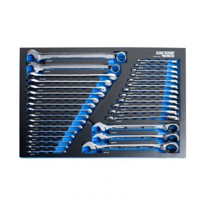 Kincrome EVA415T EVOLUTION 32 Piece Gear & Combination Spanners EVA Tray Set