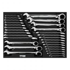Kincrome EVA912T CONTOUR® 28 Piece Reverse Gear Spanners EVA Tray Set