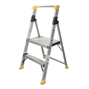 Bailey FS14098 Retail 2 Step Platform Wide Stool Ladder 150kg Industrial Duty Rating