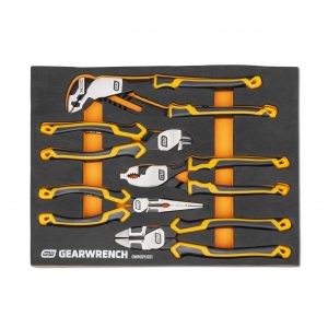GEARWRENCH GWMSPLR01 5 Piece PITBULL Cushion Grip Pliers Set in EVA Foam Storage Tray