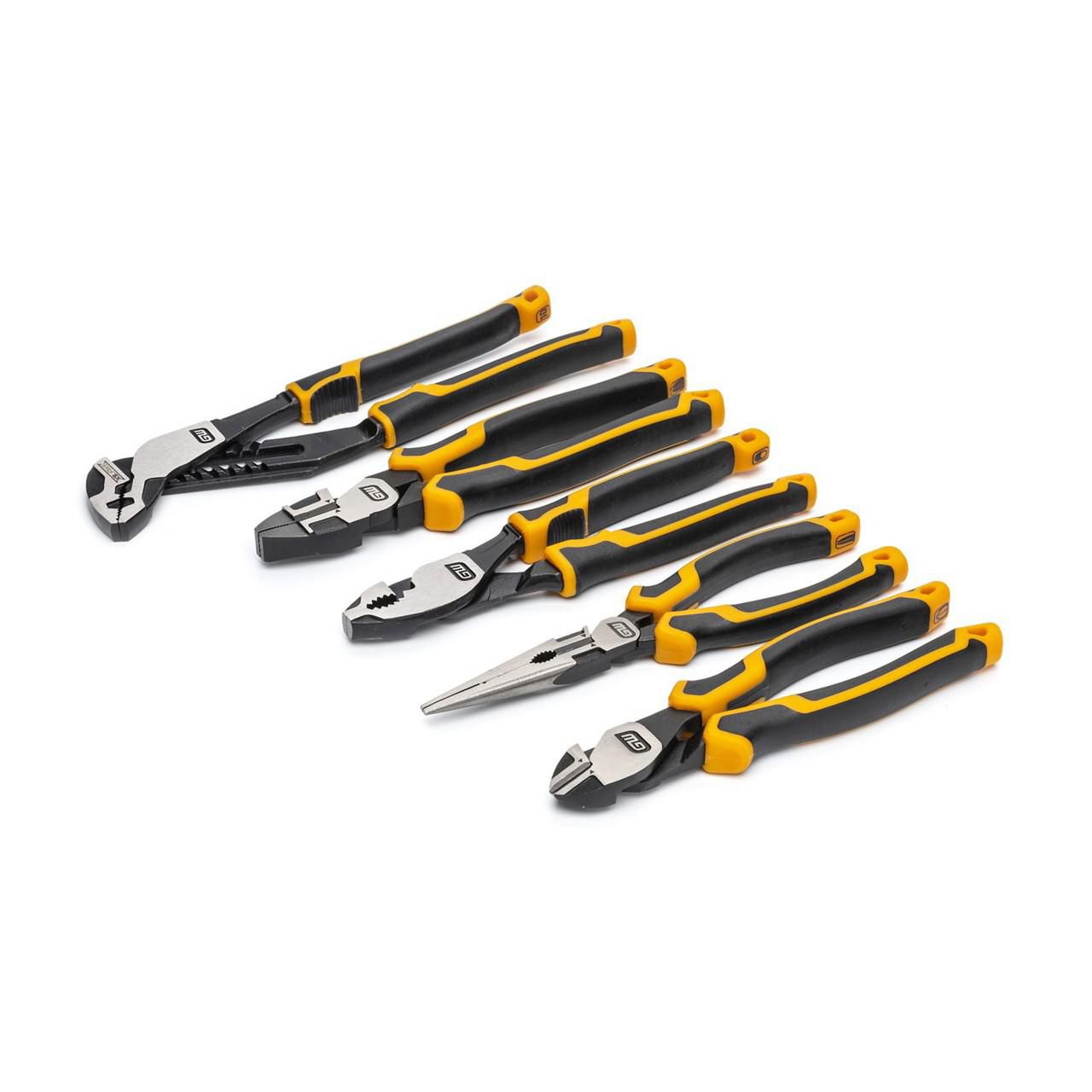 GEARWRENCH GWMSPLR01 5 Piece PITBULL Cushion Grip Pliers Set in EVA Foam Storage Tray - Image 4