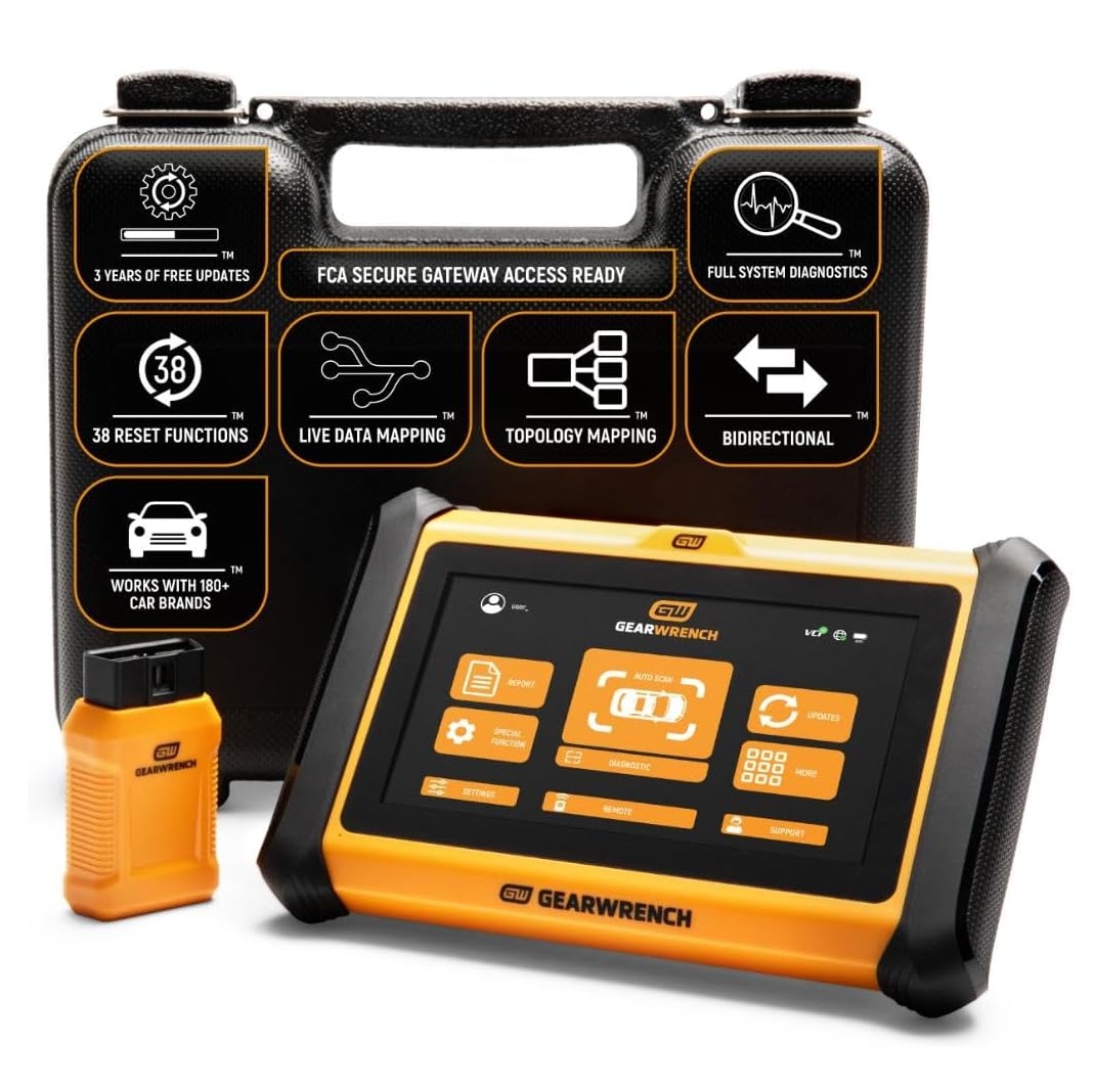 GEARWRENCH GWSMART07 7″ Wireless Bi-Directional Diagnostic Tablet Image