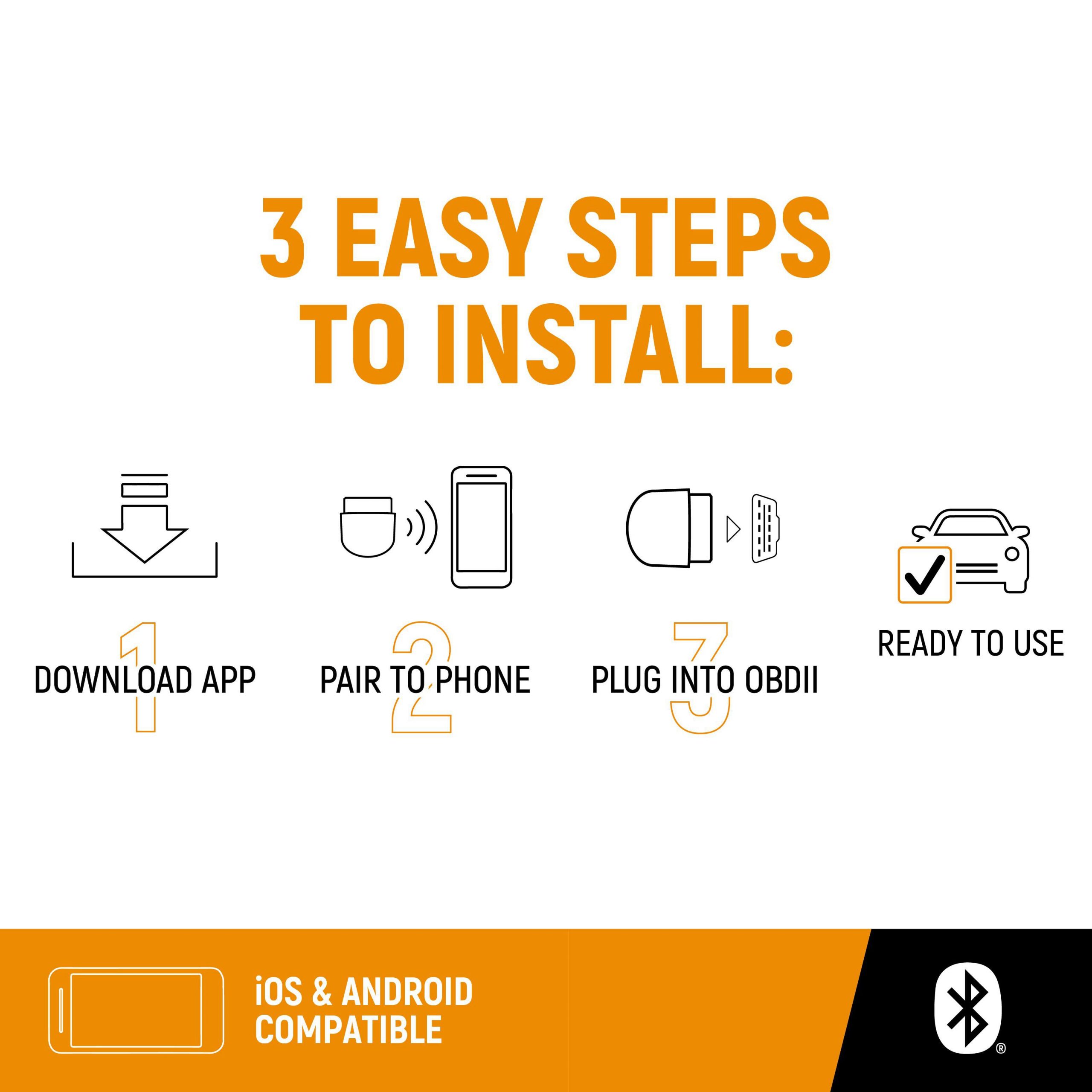 GEARWRENCH GWSCAN Everyday Diagnostic Tool Bluetooth OBDII Tester - Image 6