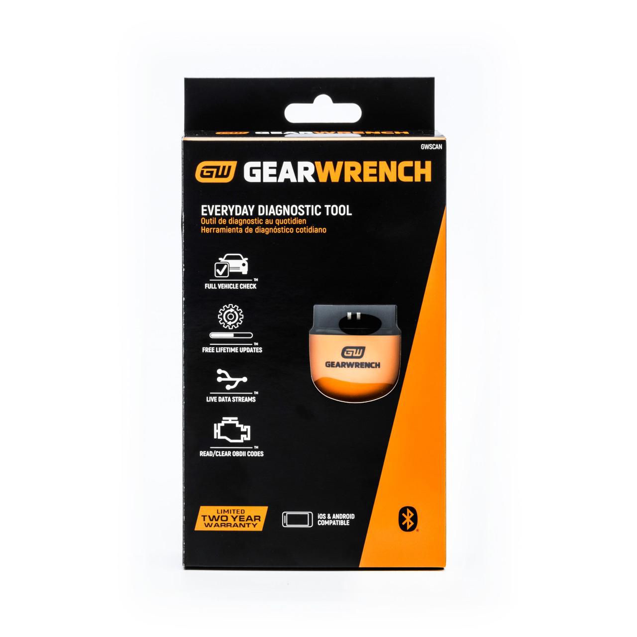 GEARWRENCH GWSCAN Everyday Diagnostic Tool Bluetooth OBDII Tester - Image 10