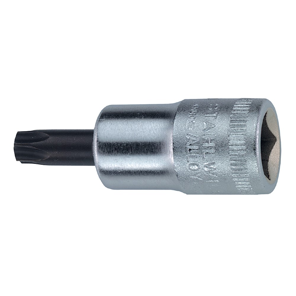 Stahlwille 02100027 Type 49 TXT 27 3/8” Square Drive TORX Socket Bit T27 – Made in Germany Image