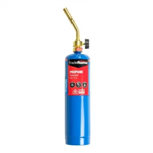 Tradeflame 411334 Propane Gas Handyman Blow Torch Kit, Pinpoint Burner & Fantail Attachment