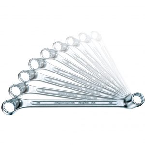 Stahlwille 96410407 STABIL® Type 20/10 Offset Double Ended Ring Spanner Set Metric - Made in Germany