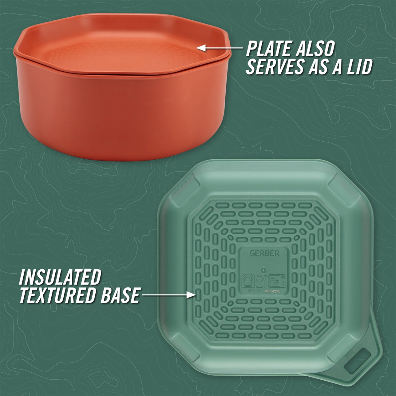 Gerber 1069027 ComplEAT Camp Tableware Set - Image 6