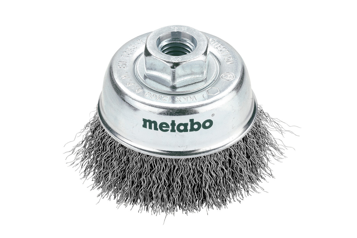 Metabo 623715000 Cup Brush 75×0.30 mm M14 Steel Wire Crimped Image