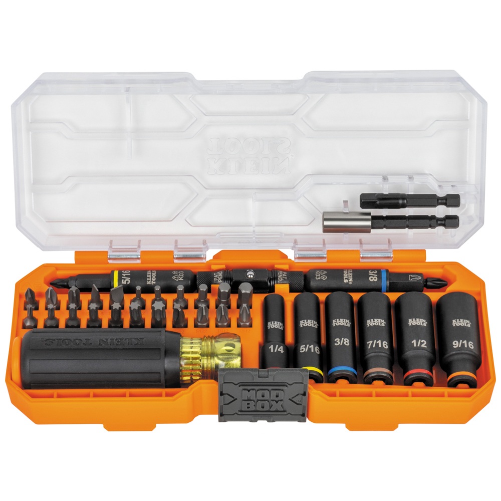 KLEIN Tools A-32502HD KNECT™ Impact-Rated Screwdriver & Socket Set, 41 Piece Image