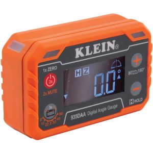 KLEIN Tools A-935DAA Digital Level Angle Finder Gauge with Magnetic Base and Angle Alert