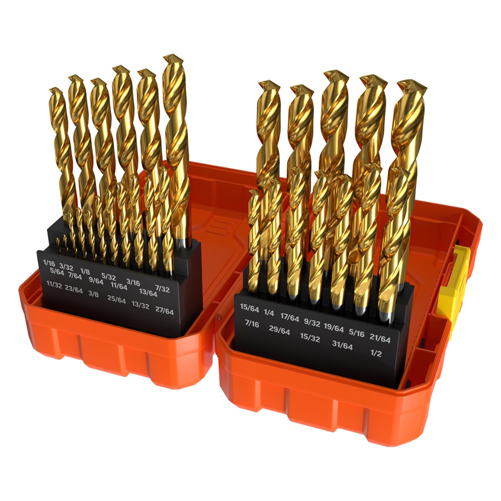Alpha SI29TP Gold Series Imperial Tuffbox Pro Drill Set 29 Piece - Image 3