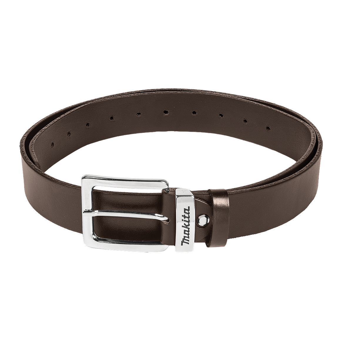 Makita E-05387 Dress Leather Belt Brown - Large Image