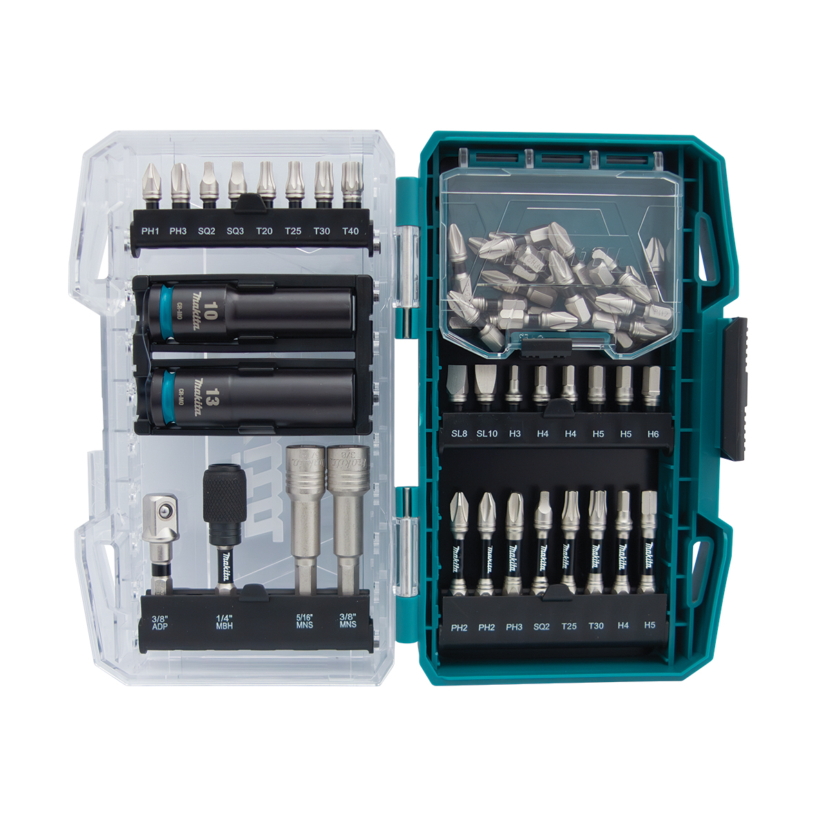 Makita E-23008 Impact XPS 50 Piece Screwdriver & Deep Impact Socket Bit Set Image
