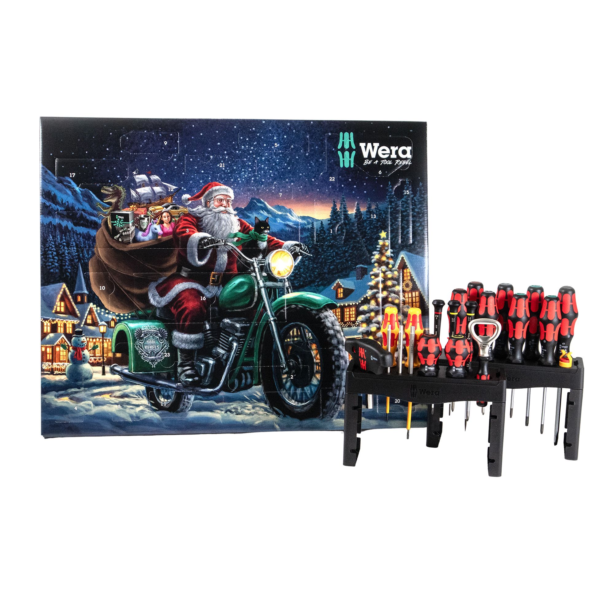 Wera 136610 2025 Advent Calendar with Tool Kit - Limited Edition Image
