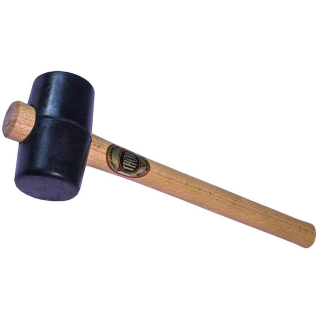 Thor Hammer 61-952 Black Rubber Mallet 54mm 320g TH952 Image