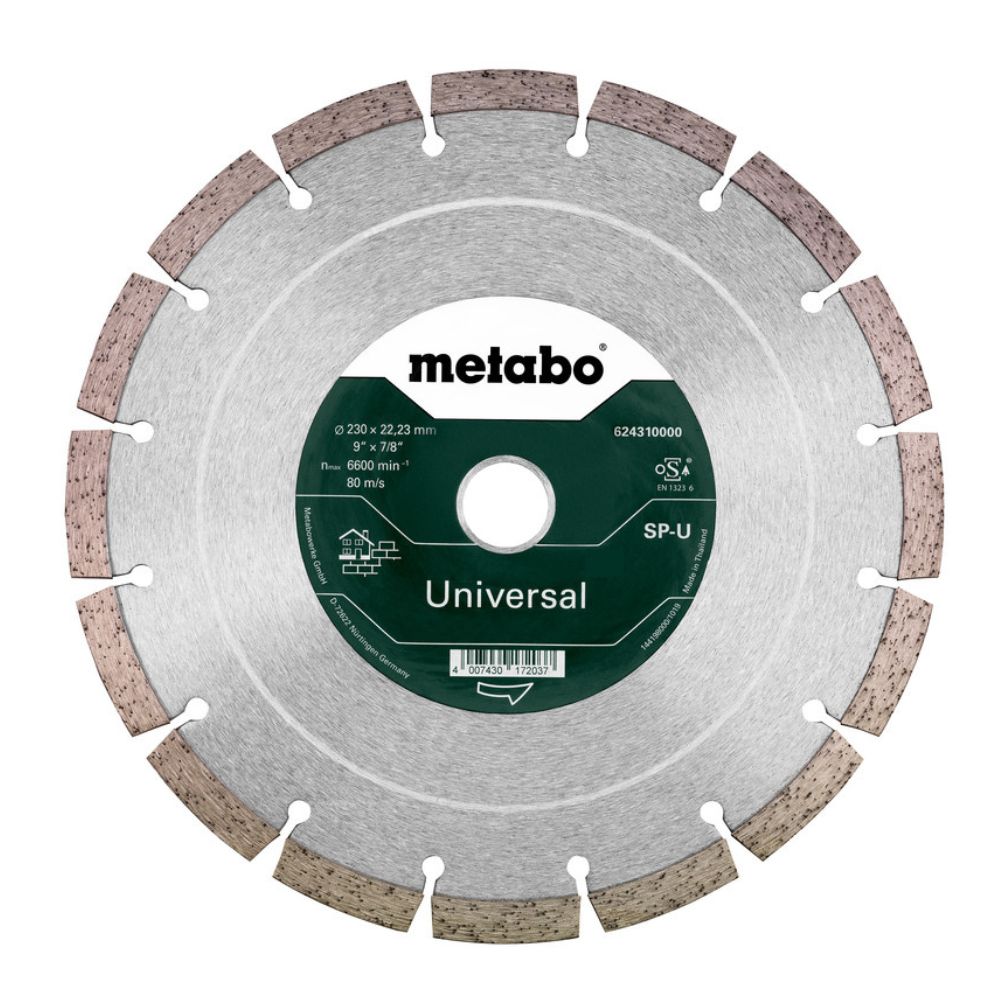 Metabo 624310000 Diamond Cutting Disc SP-U 9