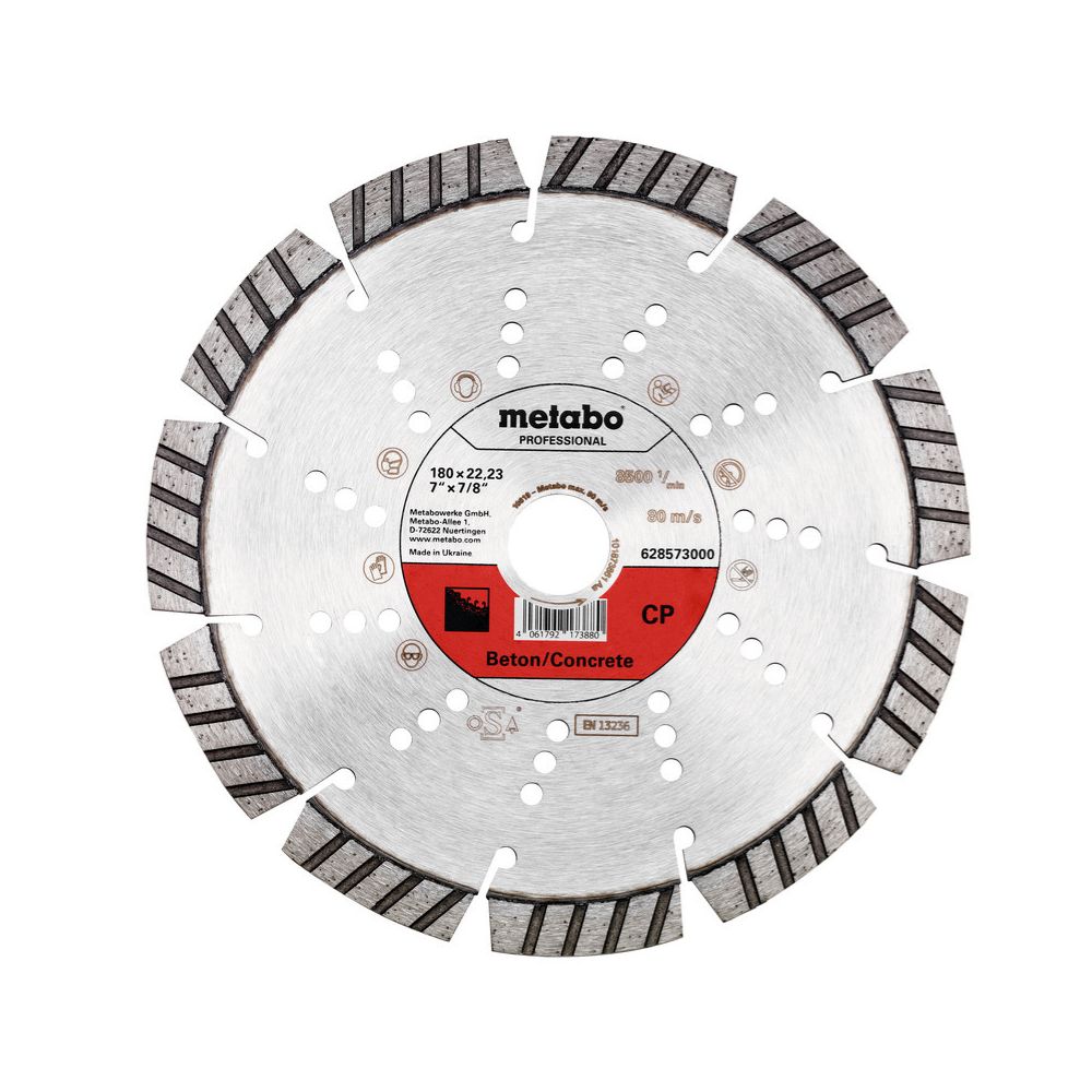 Metabo 628573000 Diamond Cutting Disc CP Concrete 7