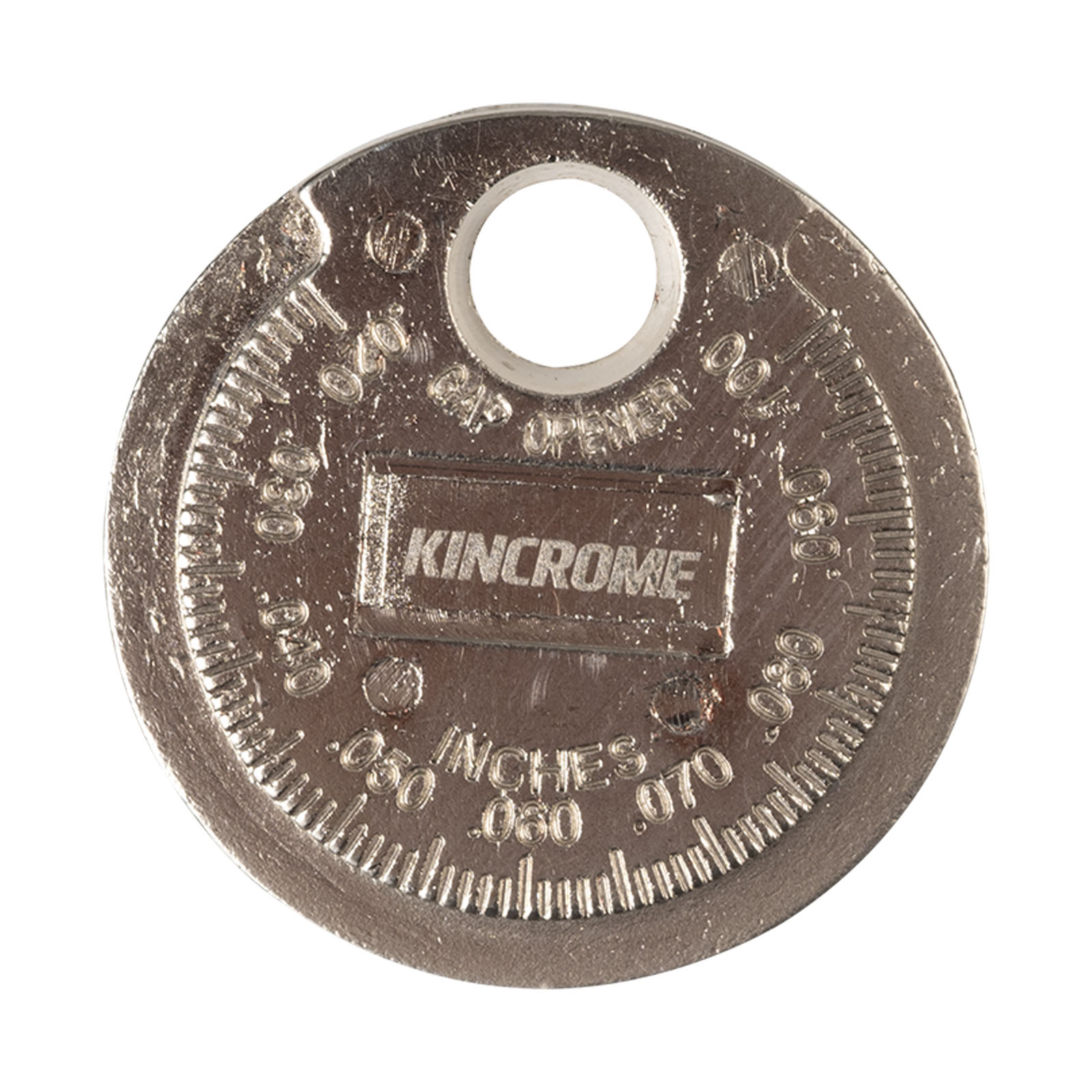 Kincrome K8360 Spark Plug Gap Gauge Coin – Metric/Imperial Image