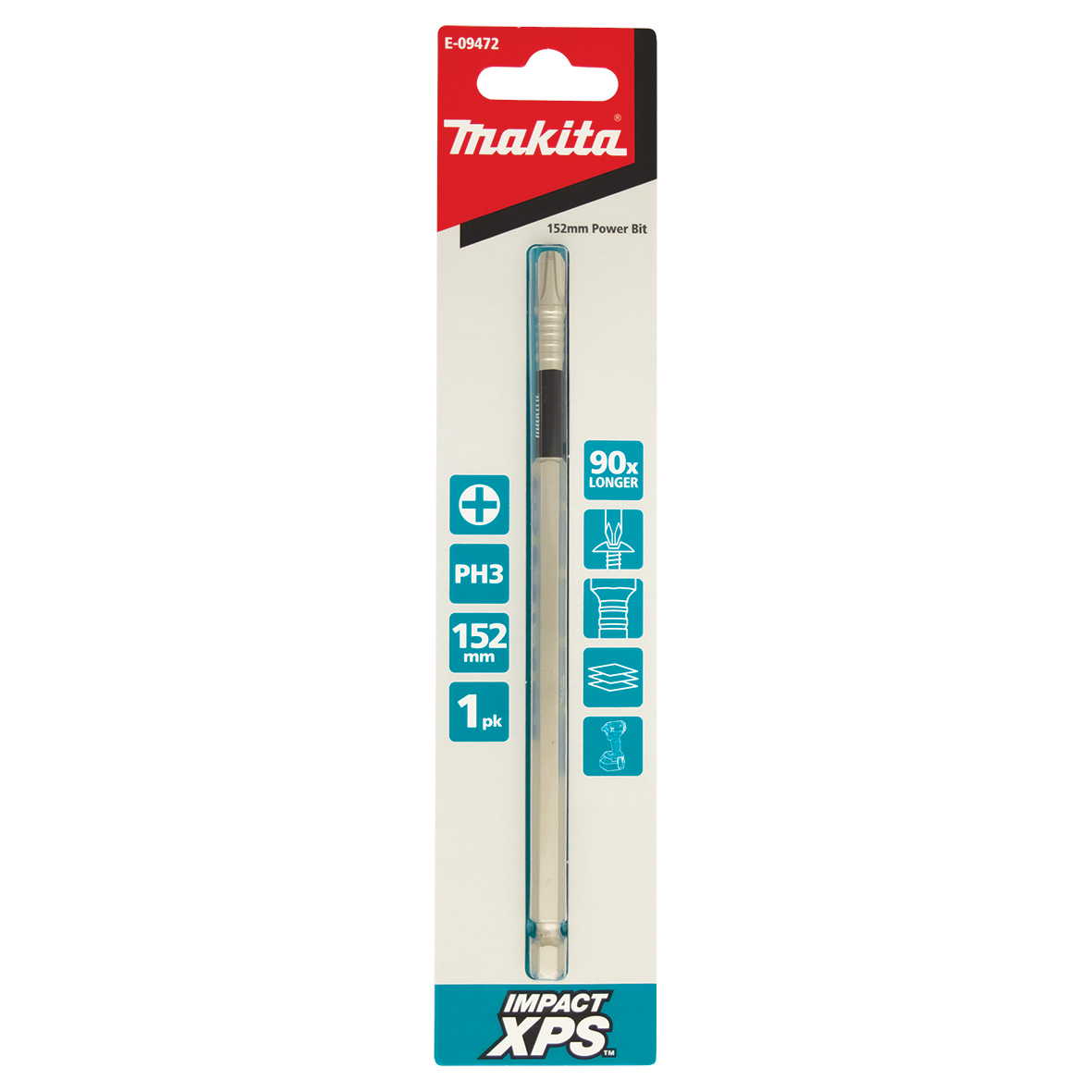 Makita E-09472 Impact XPS PH3 x 150mm Power Screwdriver Bit 1 Piece Image
