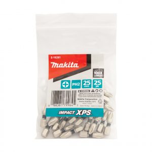 Makita E-18281 Impact XPS PH2 x 25mm Insert Screwdriver Bit 25 Pack (Bulk)