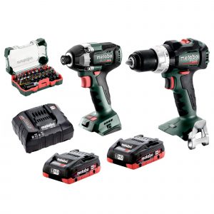 Metabo AU68207440 18V 4.0Ah Lithium-Ion Brushless Cordless Hammer Drill & Impact Driver Kit