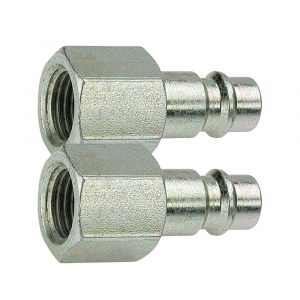 Jamec Pem 59.3483BL 1/4" BSP Female Euro / CEJN Equivalent Adaptor 2 Pack