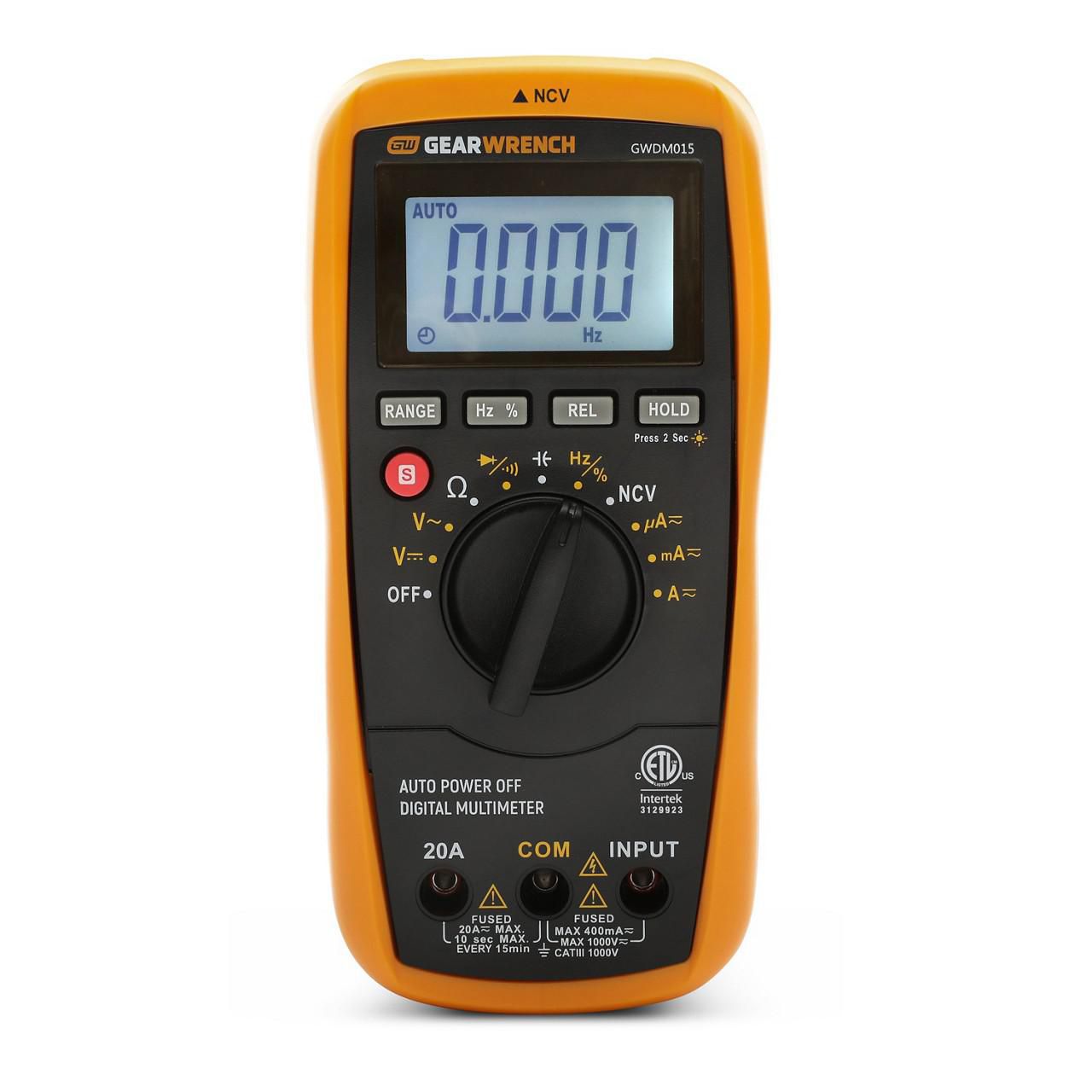 GEARWRENCH GWDM015 Technicians True RMS Digital Multimeter Image