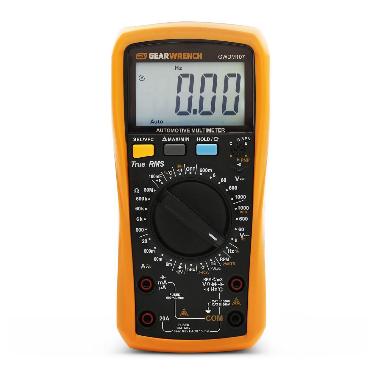 GEARWRENCH GWDM107 Automotive Pro True RMS Digital Multimeter Image