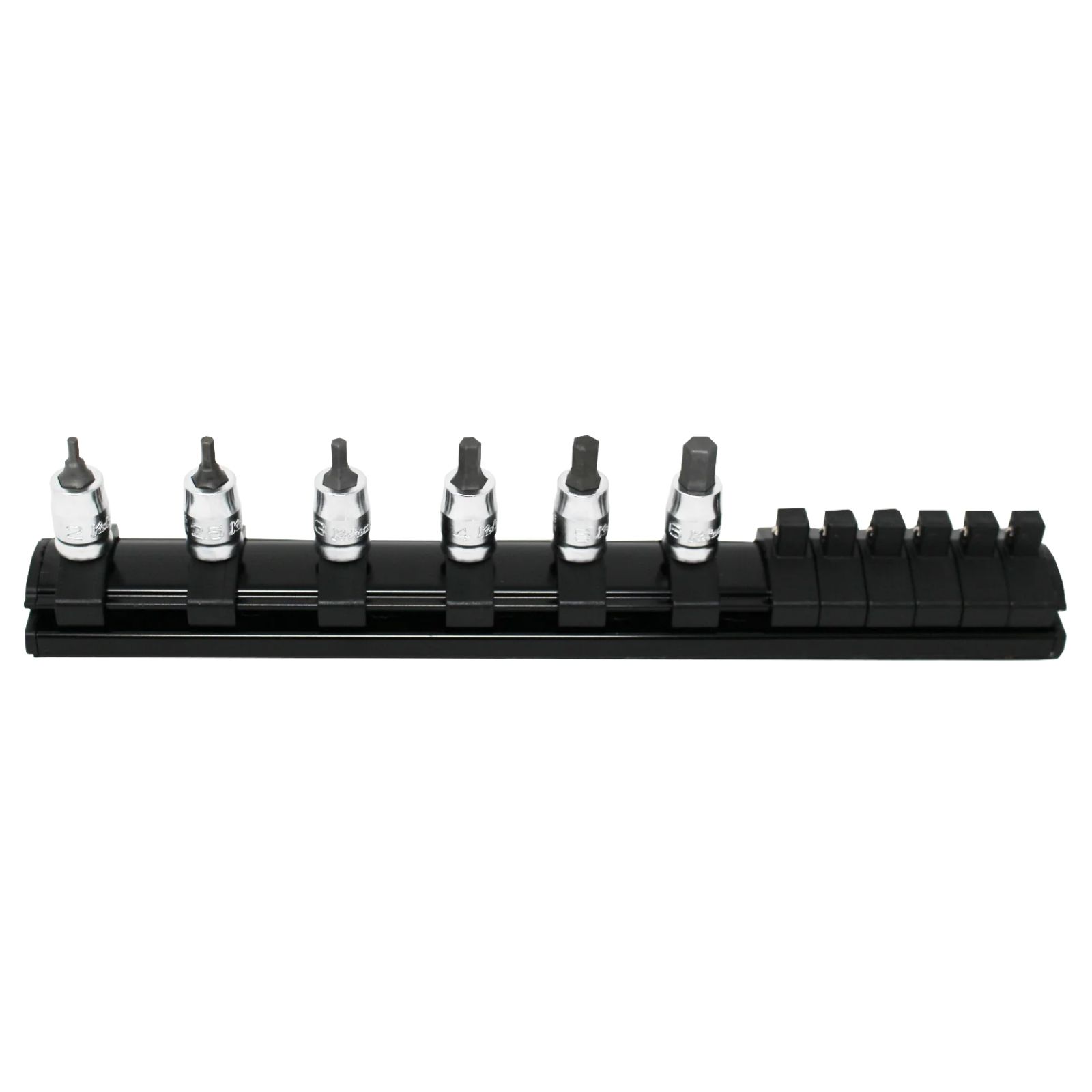 Koken RS2010MZ/6-L25 1/4” Square Drive Z-Series InHex Socket Bit Set 2mm-6mm - Made in Japan Image
